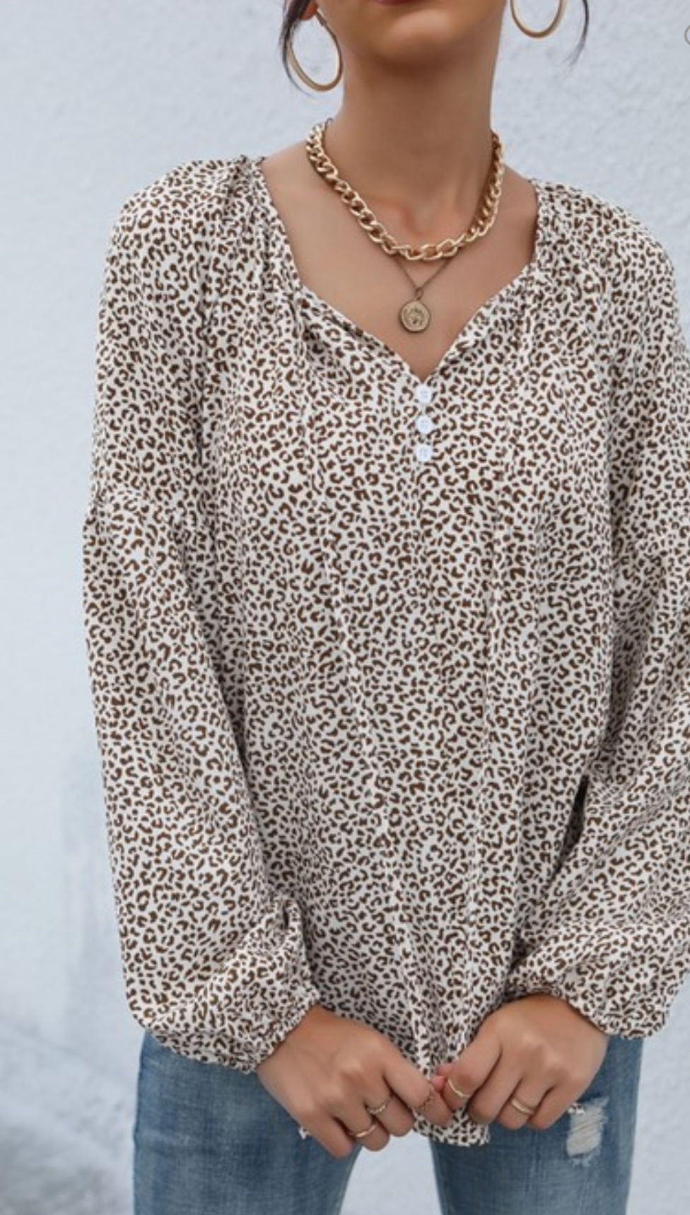 It's all Leopard blouse