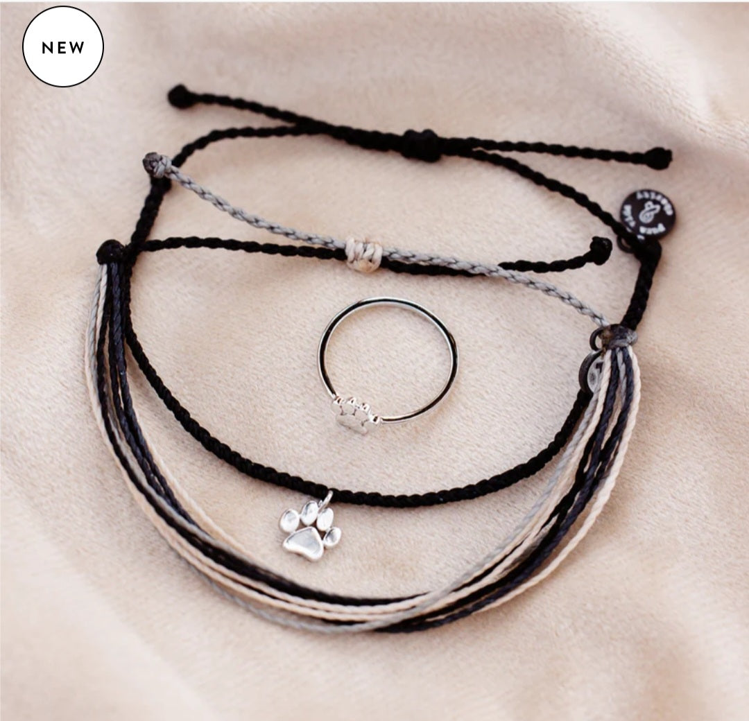 Paw Print Charm Bracelet