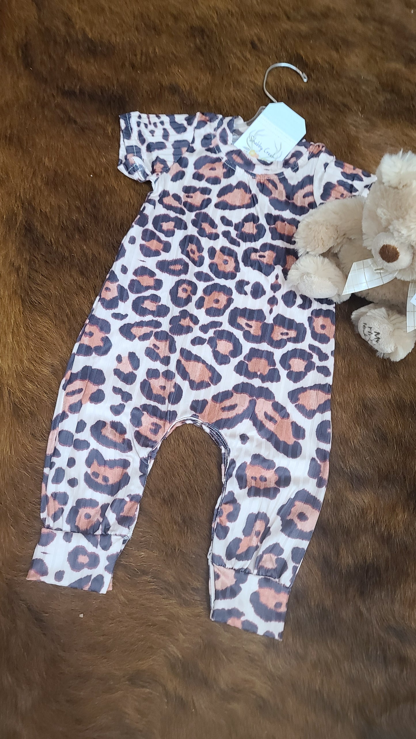 Leopard Baby  Romper