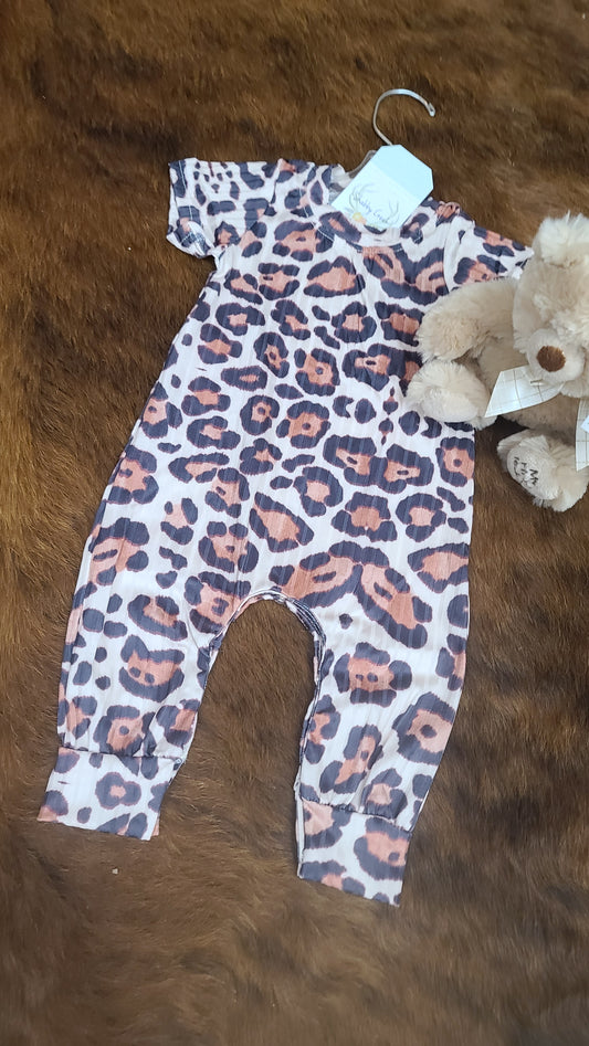 Leopard Baby  Romper