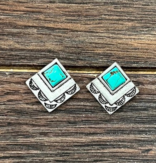 Turquoise Stud earrings