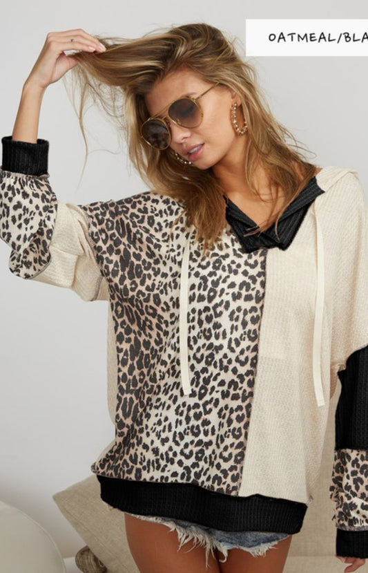 Thermal Leopard hoodie