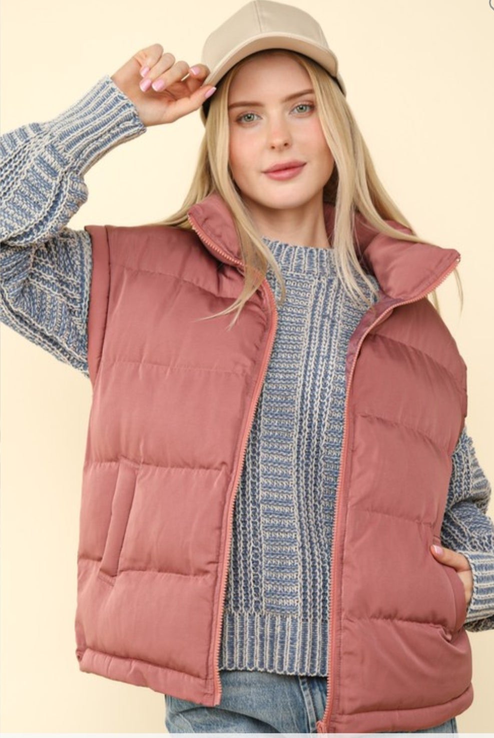 Mauve Madness Vest