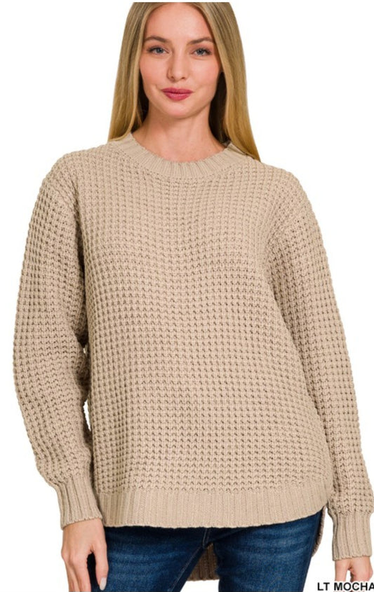 Mocha Waffle sweater