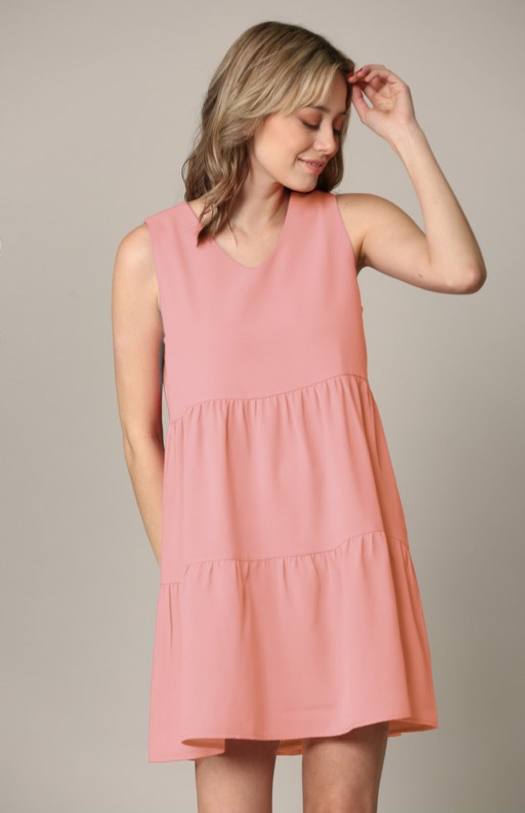 Pink summer dress