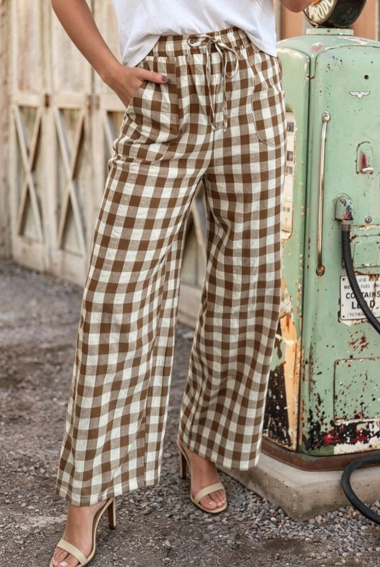Gingham Plaid pants