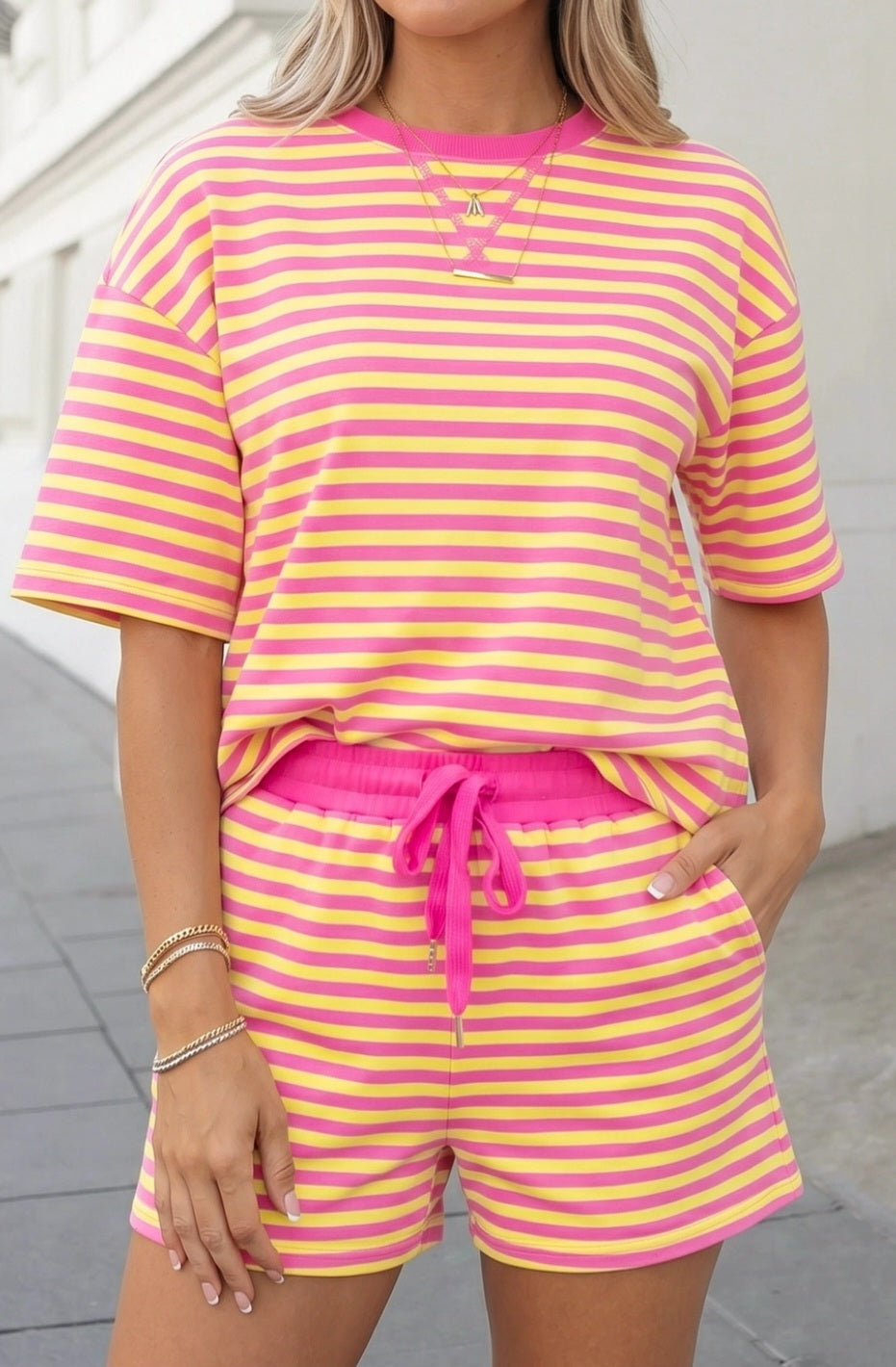 Pink Short outfit