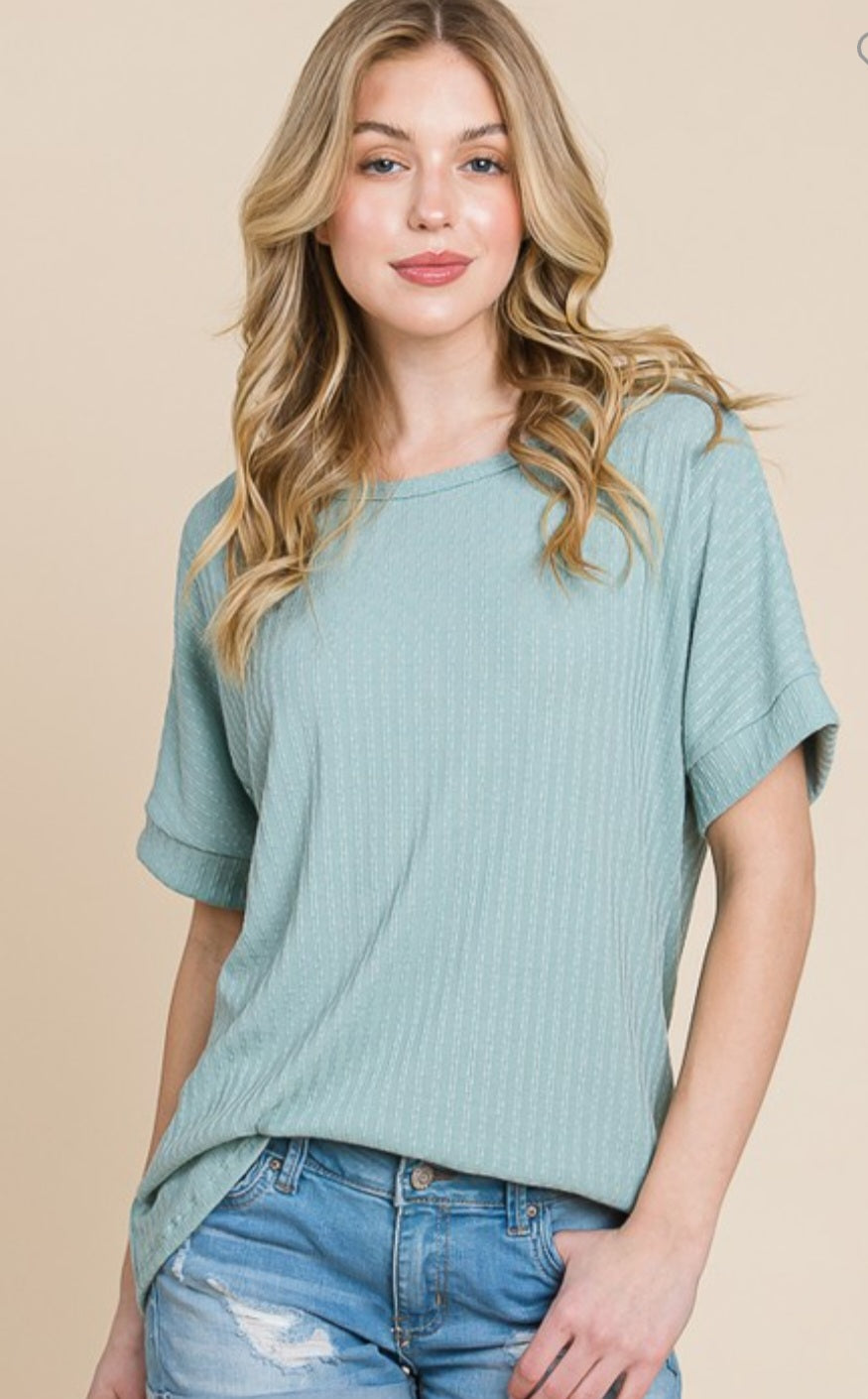 Riley ribbed top