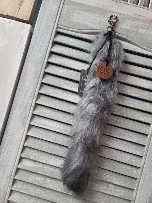 Hyena Gray Bag Charm